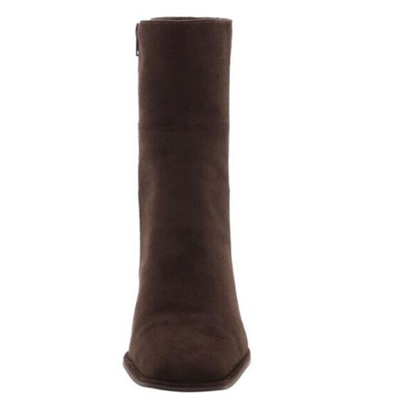 Madden Girl Monicaa Snip-Toe Block-Heel Booties Dark Brown Size 8 - Picture 3 of 5